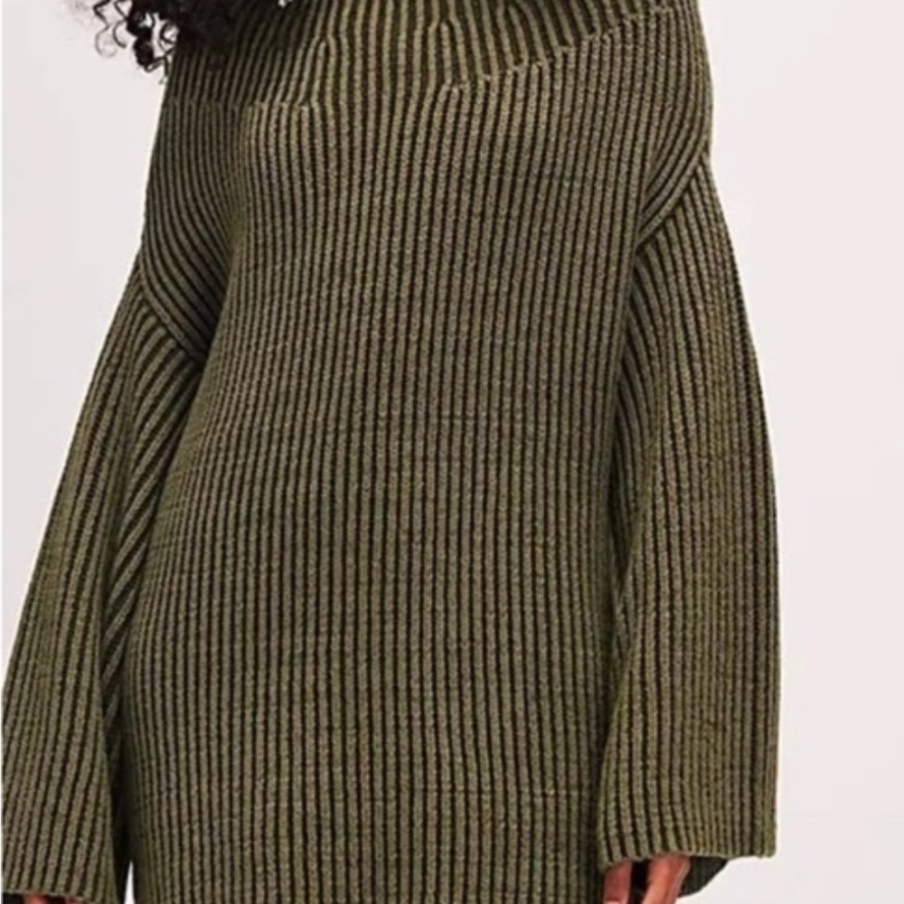 Free People Boat Neck Tunic Sweater - New With Tag